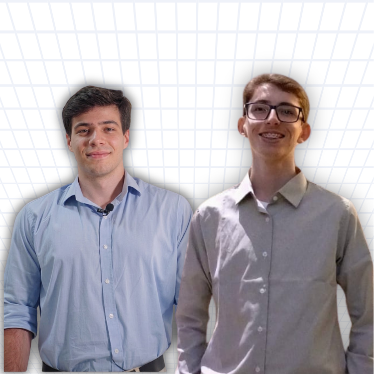 Dois alunos aprovados dos cursos modulares do Instituto Jorqueira