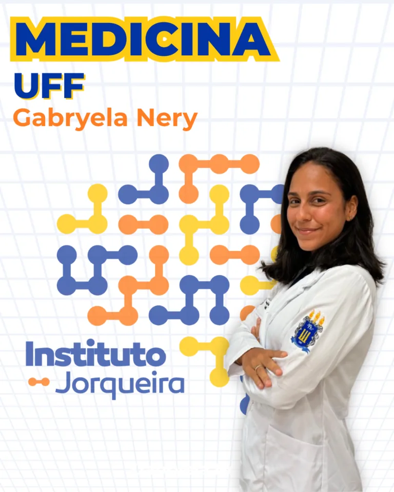 Aluno aprovado do Instituto Jorqueira