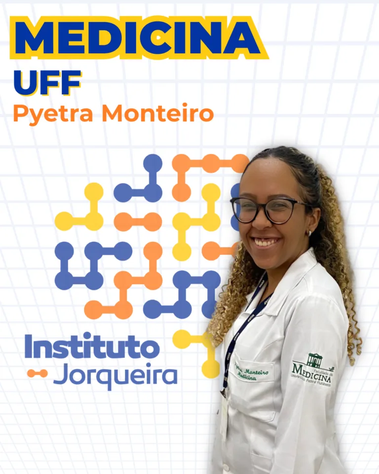 Aluno aprovado do Instituto Jorqueira
