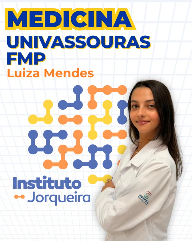 Aluno aprovado do Instituto Jorqueira